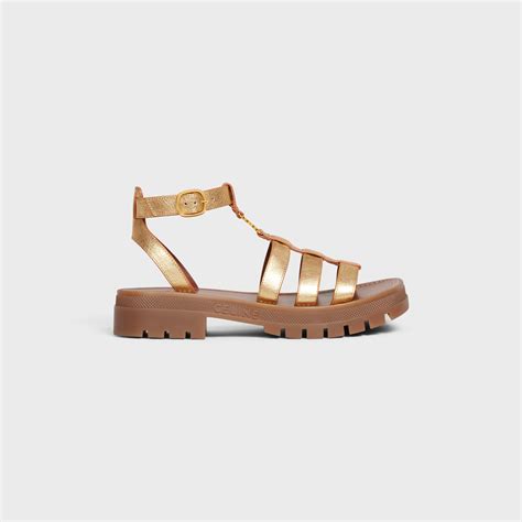 celine triomphe shoe|Celine triomphe gladiator sandals.